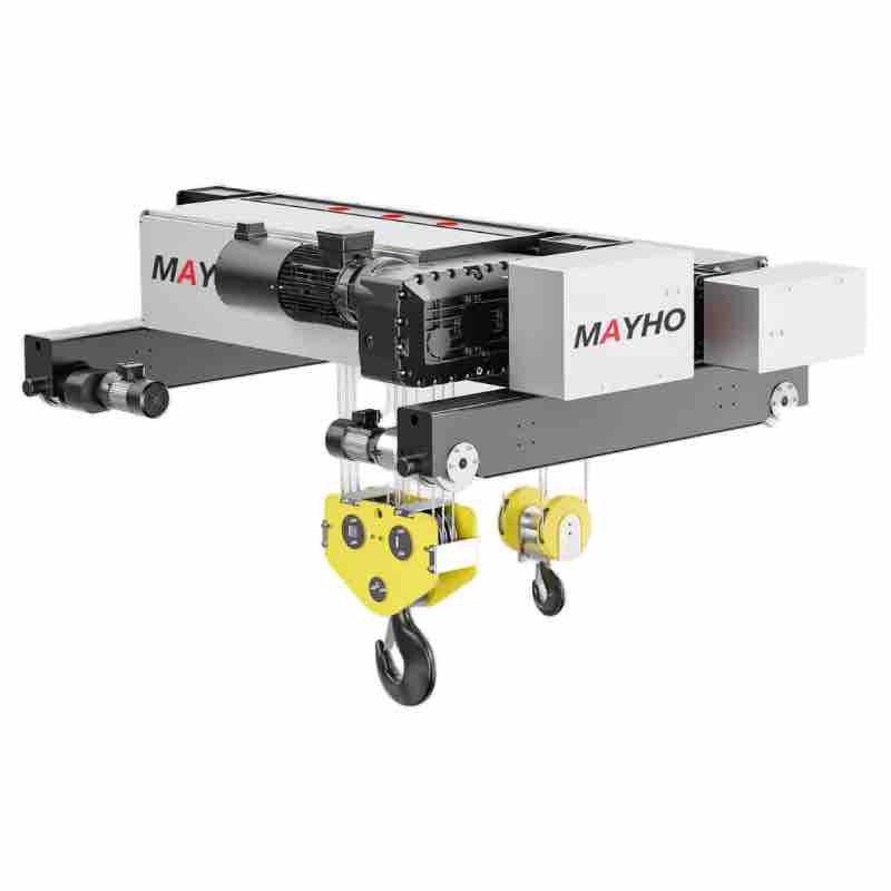 Double Hooks Electric Wire Rope Hoist - MAYHO